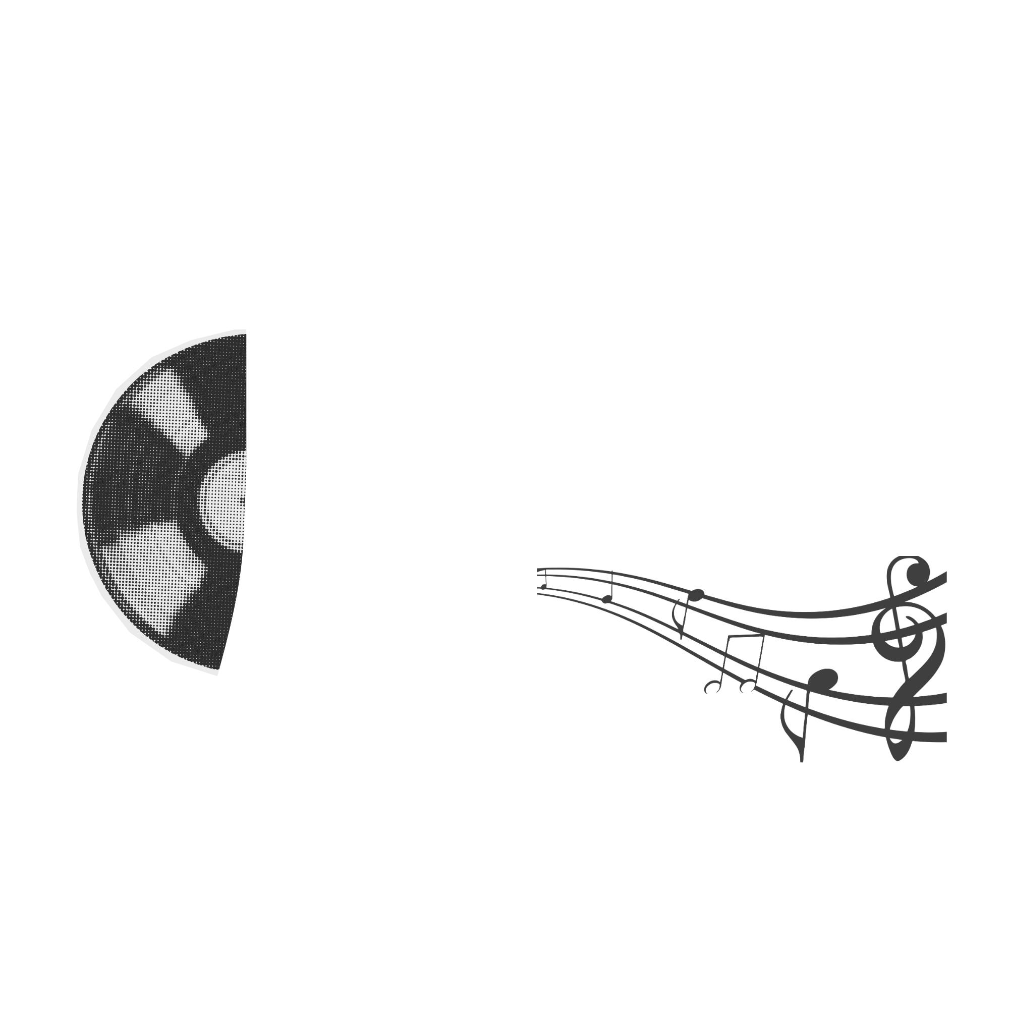 Himig at Agos logo — a vinyl record with music flowing from it
